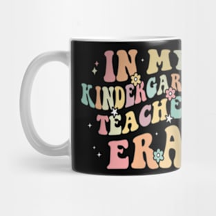 In My Kergarten Teacher Era Back To School Cute Retro Mug